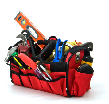 Toolbox, Hardhat, construction, safety, equipment, worker, tools