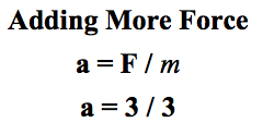 Adding More Force