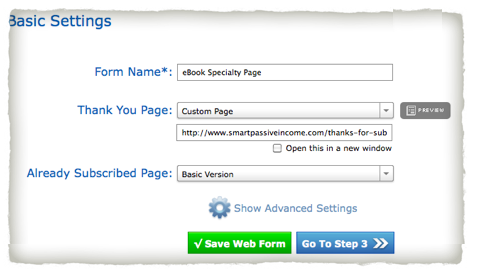 web-form-settings